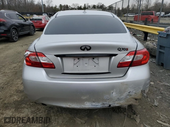 2012 Infiniti M with VIN JN1BY1AP3CM330668, listed as a Copart auction lot 44910155 with Not Provided miles and Salvage Title. Bid and sale history available at DreamBid. Image 6.