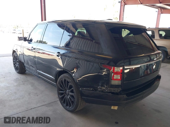 2015 Land Rover Range Rover Autobiography z VIN SALGV3TFXFA237897, wystawiony jako IAAI lot #42149731 z przebiegiem 138 772 mil mil oraz . Historia ofert i sprzedaży dostępna na DreamBid. Obrazek 3.