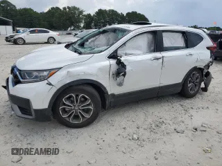2020 Honda CR-V EX-L with VIN 2HKRW1H89LH412835, listed as a Copart auction lot 63575785 with Not provided miles and Salvage title. Bid and sale history available at DreamBid. Image 1.