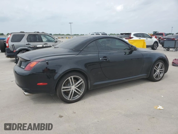 2002 Lexus SC 430 with VIN JTHFN48Y220034780, listed as a Copart auction lot 53880385 with 170,080 mi miles and Clean title. Bid and sale history available at DreamBid. Image 3.