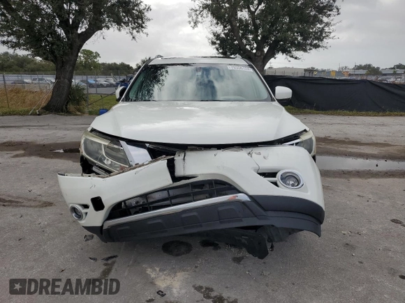 2016 Nissan Pathfinder Platinum with VIN 5N1AR2MN9GC618854, listed as a Copart auction lot 79356124 with 106,784 mi miles and Salvage Title. Bid and sale history available at carsss.com. Image 5.