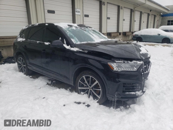 2023 Audi Q7 Premium Plus with VIN WA1LXBF72PD018828, listed as a Copart auction lot 88720635 with 30,606 mi miles and Salvage Title. Bid and sale history available at carsss.com. Image 4.