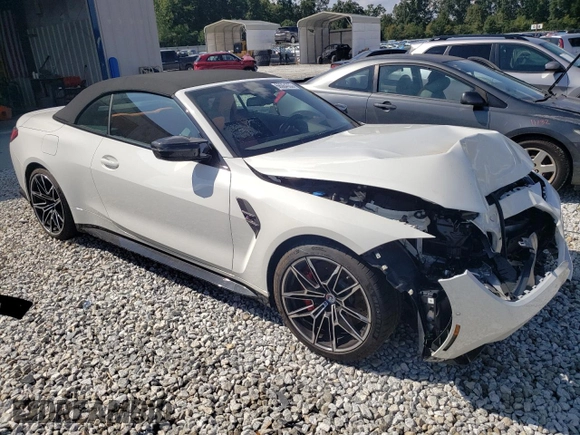 2023 BMW M4 Competition xDrive with VIN WBS33BA02PCM84849, listed as a Copart auction lot 66064353 with 0 mi miles. Bid and sale history available at carsss.com. Image 4.