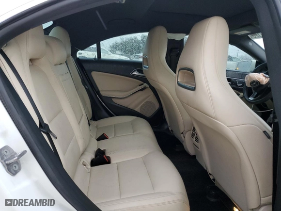 2018 Mercedes-Benz CLA with VIN WDDSJ4EB2JN633861, listed as a Copart auction lot 44643125 with 80,420 mi miles and Salvage Title. Bid and sale history available at carsss.com. Image 10.