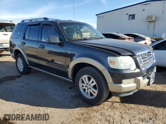 2007 Ford Explorer Eddie Bauer with VIN 1FMEU64877UA90923, listed as a Copart auction lot 85373294 with 140,493 mi miles and Clean title. Bid and sale history available at DreamBid. Image 4.