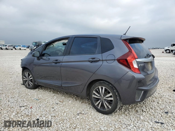 2015 Honda Fit EX-L with VIN 3HGGK5H85FM747522, listed as a Copart auction lot 51089855 with 0 mi miles and Salvage Title. Bid and sale history available at carsss.com. Image 2.