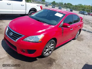 2015 Nissan Sentra S with VIN 3N1AB7AP0FY293287, listed as a IAAI auction lot 42022416 with 122,695 mi miles. Bid and sale history available at carsss.com. Image 17.