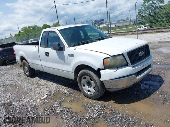 2005 Ford F-150 XL with VIN 1FTRF12W25NA55492, listed as a IAAI auction lot 42146922 with 183,461 mi miles and . Bid and sale history available at DreamBid. Image 1.