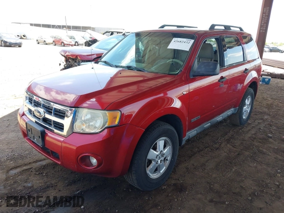 2008 Ford Escape XLT with VIN 1FMCU03118KB52385, listed as a IAAI auction lot 42682432 with 226,149 mi miles and . Bid and sale history available at DreamBid. Image 2.