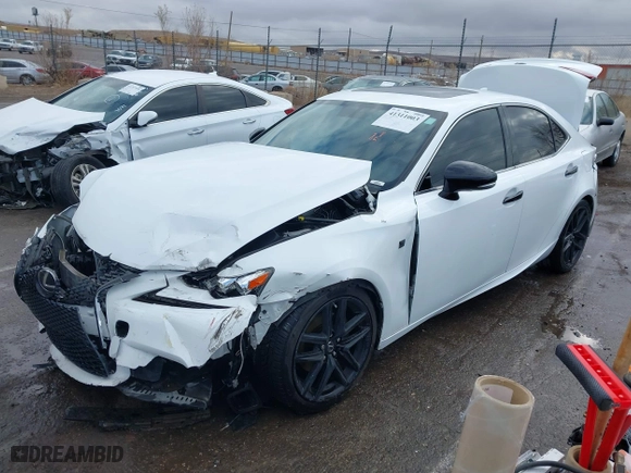 2015 Lexus IS 250 with VIN JTHBF1D24F5065923, listed as a IAAI auction lot 41311003 with 1 miles. Bid and sale history available at carsss.com. Image 17.