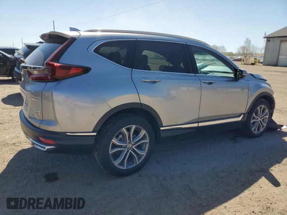 2020 Honda CR-V Touring with VIN 7FART6H96LE023197, listed as a Copart auction lot 55834495 with 18,779 mi miles and Salvage title. Bid and sale history available at DreamBid. Image 3.