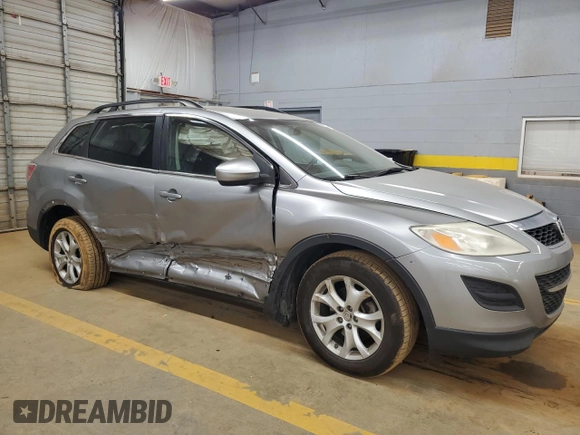 2011 Mazda CX-9 Touring with VIN JM3TB2CA5B0332257, listed as a Copart auction lot 53719545 with 147,784 mi miles and Salvage title. Bid and sale history available at DreamBid. Image 4.