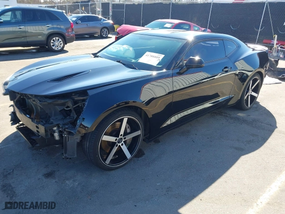 2018 Chevrolet Camaro 2SS with VIN 1G1FG1R70J0100573, listed as a IAAI auction lot 41708889 with 83,834 mi miles. Bid and sale history available at carsss.com. Image 18.