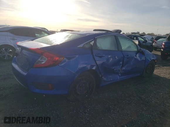 2016 Honda Civic Sedan LX with VIN 19XFC2F54GE203684, listed as a Copart auction lot 49686575 with 77,674 mi miles and Salvage Title. Bid and sale history available at carsss.com. Image 3.