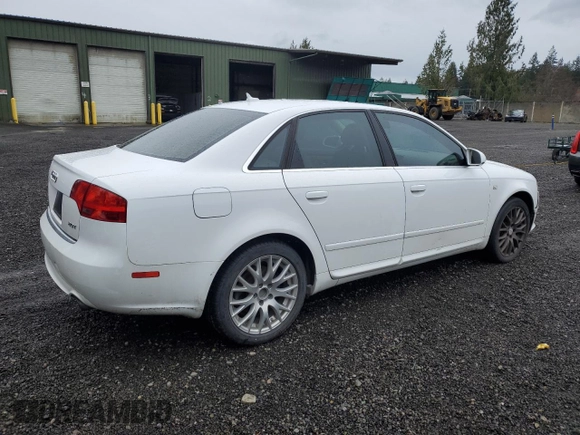 2008 Audi A4 2.0T with VIN WAUAF78E28A140405, listed as a Copart auction lot 51190195 with 169,585 mi miles and Clean title. Bid and sale history available at DreamBid. Image 3.