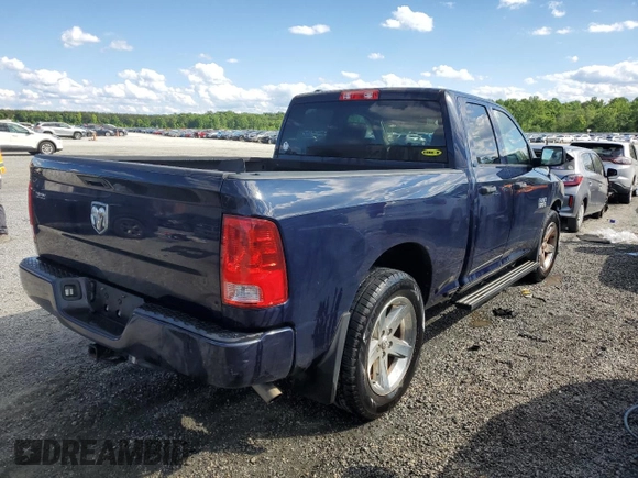 2018 Ram 1500 Express с VIN 1C6RR6FGXJS161182, выставлен на аукционе Copart как лот 55596305 с пробегом 45 812 миль миль и Списание • Salvage title. История ставок и продаж доступна на DreamBid. Изображение 3.
