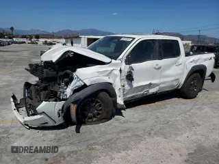 2023 Nissan Frontier SV with VIN 1N6ED1EJ3PN670640, listed as a Copart auction lot 58039525 with 15,302 mi miles and Salvage title. Bid and sale history available at DreamBid. Image 1.