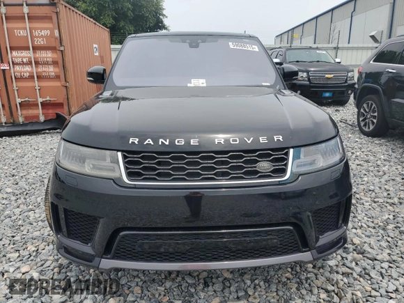 2019 Land Rover Range Rover Sport HSE with VIN SALWR2RV1KA837582, listed as a Copart auction lot 59088515 with 100,783 mi miles and Non repairable. Bid and sale history available at DreamBid. Image 5.