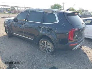 2021 Kia Telluride S with VIN 5XYP6DHC5MG173337, listed as a IAAI auction lot 42414885 with Not provided miles and . Bid and sale history available at DreamBid. Image 3.