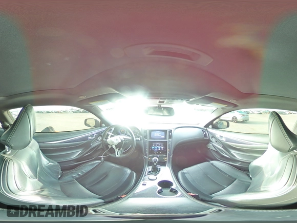 2017 Infiniti Q60 Sport with VIN JN1EV7EK4HM362673, listed as a Copart auction lot 50077315 with 82,992 mi miles and Salvage Title. Bid and sale history available at DreamBid. Image 13.