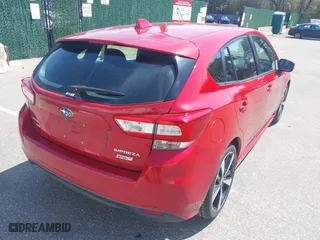 2017 Subaru Impreza Sport with VIN 4S3GTAM67H3738222, listed as a IAAI auction lot 42114564 with 116,600 mi miles. Bid and sale history available at carsss.com. Image 4.