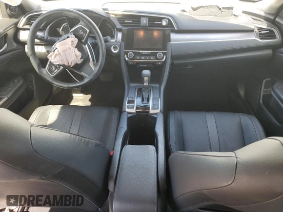 2018 Honda Civic EX-L z VIN JHMFC1F77JX016165, wystawiony jako Copart lot #56885445 z przebiegiem Nie podano mil oraz Szkoda całkowita • Salvage title. Historia ofert i sprzedaży dostępna na DreamBid. Obrazek 8.