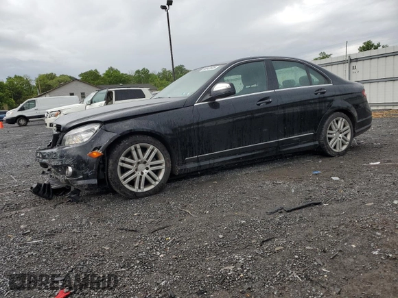 2008 Mercedes-Benz C 300 Sport with VIN WDDGF81X78F190434, listed as a Copart auction lot 55942805 with 158,146 mi miles and Salvage Title. Bid and sale history available at DreamBid. Image 1.