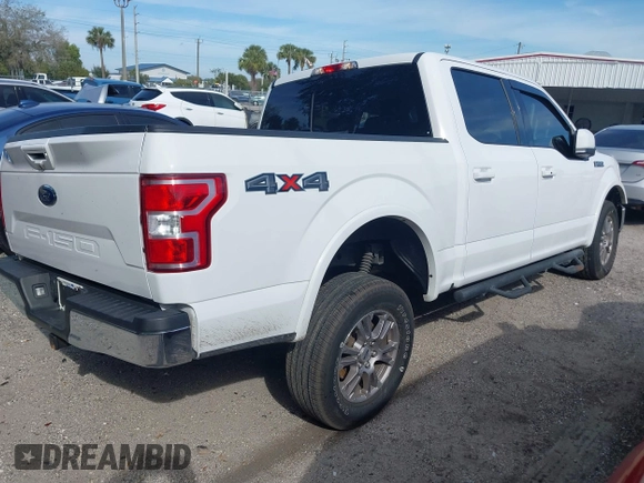 2019 Ford F-150 XL with VIN 1FTEW1E5XKKD48460, listed as a IAAI auction lot 41434707 with 98,431 mi miles. Bid and sale history available at carsss.com. Image 4.