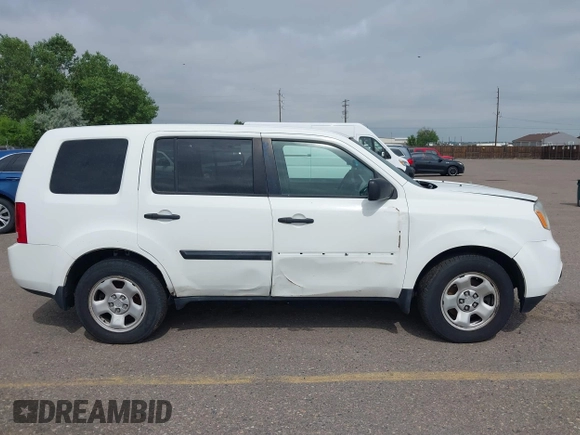2013 Honda Pilot LX with VIN 5FNYF4H29DB028983, listed as a IAAI auction lot 42562971 with 150,207 mi miles and . Bid and sale history available at DreamBid. Image 13.