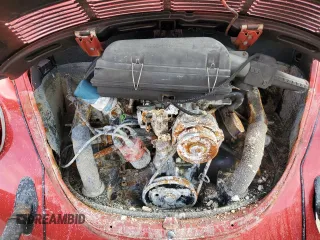 1974 Volkswagen Beetle with VIN 1542376676, listed as a Copart auction lot 74826694 with 7,835 mi miles and Salvage Title. Bid and sale history available at DreamBid. Image 11.