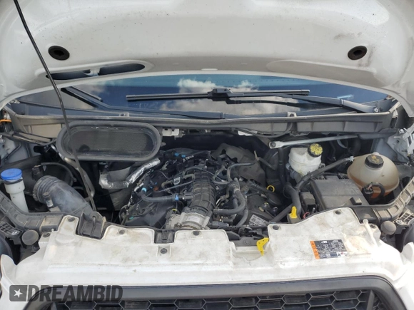 2021 Ford Transit with VIN 1FDAX2CG2MKA23709, listed as a Copart auction lot 74054214 with 105,503 mi miles and Salvage Title. Bid and sale history available at DreamBid. Image 12.
