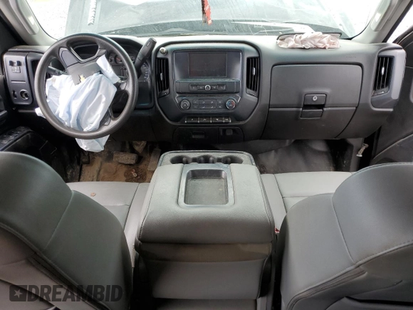 2018 Chevrolet Silverado 3500HD Work Truck with VIN 1GB4KYCY2JF227513, listed as a Copart auction lot 58554034 with 0 mi miles and Salvage Title. Bid and sale history available at carsss.com. Image 8.