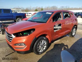 2017 Hyundai Tucson SE Plus with VIN KM8J33A46HU421039, listed as a Copart auction lot 48953705 with 125,365 mi miles and Salvage Title. Bid and sale history available at carsss.com. Image 1.
