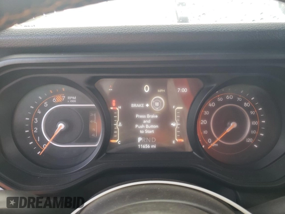 2024 Jeep Wrangler Sport S with VIN 1C4PJXDG6RW290752, listed as a Copart auction lot 58501845 with 11,656 mi miles and Clean title. Bid and sale history available at DreamBid. Image 9.