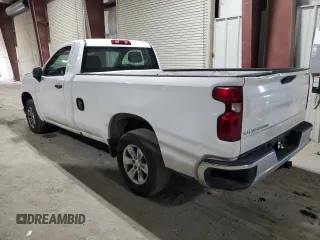 2020 Chevrolet Silverado 1500 Work Truck with VIN 3GCNWAEF1LG331483, listed as a Copart auction lot 44517375 with 100,453 mi miles and Salvage Title. Bid and sale history available at DreamBid. Image 2.