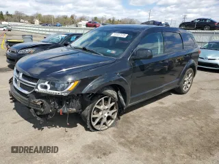 2012 Dodge Journey GT with VIN 3C4PDCEG0CT332909, listed as a Copart auction lot 52437575 with 97,973 mi miles and Salvage Title. Bid and sale history available at DreamBid. Image 1.