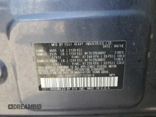 2015 Subaru Outback Premium with VIN 4S4BSACC5F3328810, listed as a Copart auction lot 53427855 with 149,432 mi miles and Salvage Title. Bid and sale history available at DreamBid. Image 13.