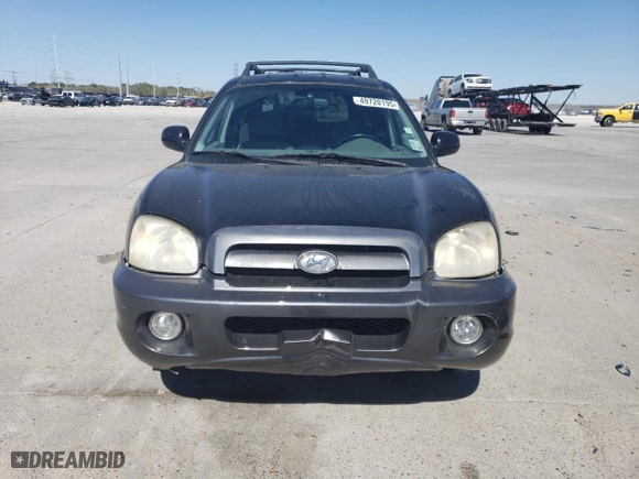 2006 Hyundai Santa Fe GLS with VIN KM8SC13E36U038249, listed as a Copart auction lot 49720195 with 159,545 mi miles and Salvage Title. Bid and sale history available at carsss.com. Image 5.