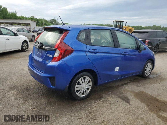 2016 Honda Fit LX with VIN JHMGK5H51GX023597, listed as a Copart auction lot 54264975 with 83,528 mi miles and Salvage Title. Bid and sale history available at carsss.com. Image 3.