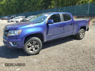 2015 Chevrolet Colorado 4WD Z71 with VIN 1GCGTCE31F1228876, listed as a Copart auction lot 58865825 with 117,217 mi miles and Salvage title. Bid and sale history available at DreamBid. Image 1.