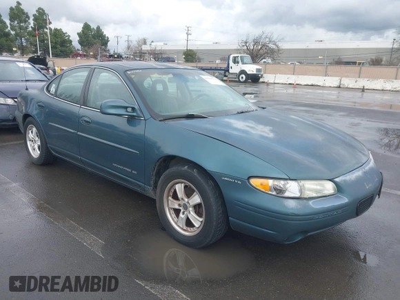 1997 Pontiac Grand Prix SE with VIN 1G2WJ52K0VF249961, listed as a IAAI auction lot 41512770 with 168,408 mi miles. Bid and sale history available at carsss.com. Image 1.