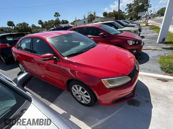 2012 Volkswagen Jetta Sedan SE w/Convenience PZEV with VIN 3VWDP7AJ2CM073110, listed as a Copart auction lot 52216135 with 135,408 mi miles and Clean Title. Bid and sale history available at carsss.com. Image 1.