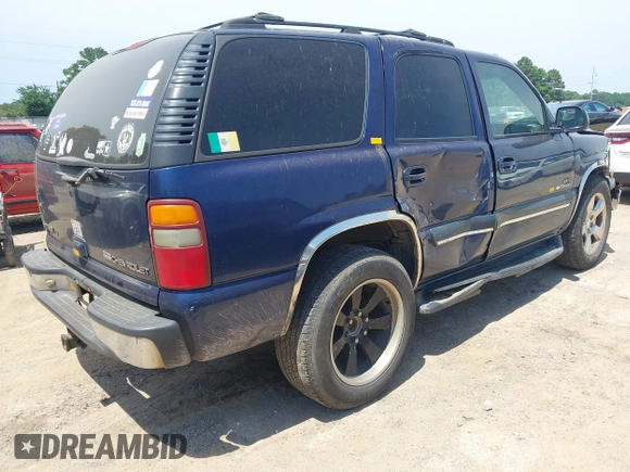 2001 Chevrolet Tahoe LT with VIN 1GNEC13T21R121738, listed as a IAAI auction lot 42336464 with 243,230 mi miles and . Bid and sale history available at DreamBid. Image 4.