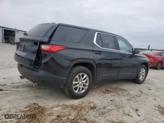 2021 Chevrolet Traverse LS with VIN 1GNERFKWXMJ160216, listed as a Copart auction lot 44909275 with 114,667 mi miles and Salvage Title. Bid and sale history available at carsss.com. Image 3.