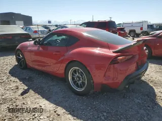 2021 Toyota Supra 3.0 with VIN WZ1DB0C0XMW044230, listed as a Copart auction lot 53186205 with Not provided miles and Salvage title. Bid and sale history available at DreamBid. Image 2.