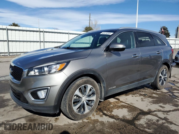 2016 Kia Sorento EX with VIN 5XYPHDA52GG161379, listed as a Copart auction lot 45419285 with 145,537 mi miles and Salvage Title. Bid and sale history available at carsss.com. Image 1.