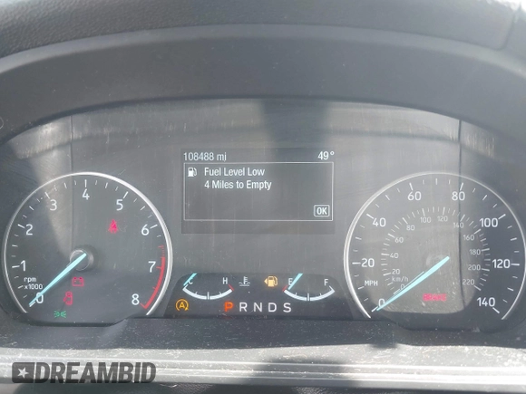 2018 Ford EcoSport SE with VIN MAJ6P1UL9JC212272, listed as a IAAI auction lot 41980901 with 108,488 mi miles. Bid and sale history available at carsss.com. Image 7.