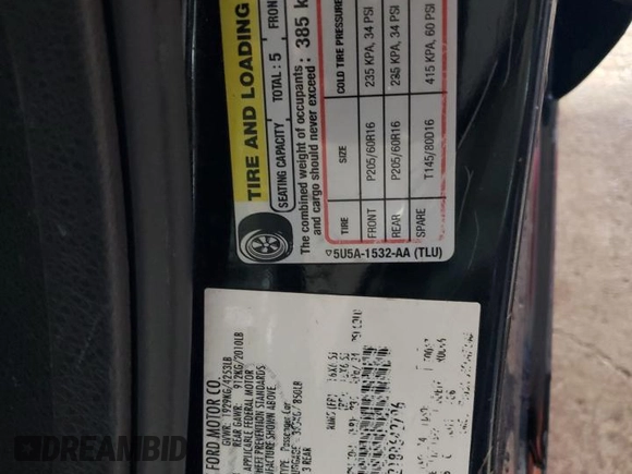 2008 Mercury Milan with VIN 3MEHM07Z18R642796, listed as a Copart auction lot 52494445 with 116,101 mi miles and Salvage Title. Bid and sale history available at carsss.com. Image 12.