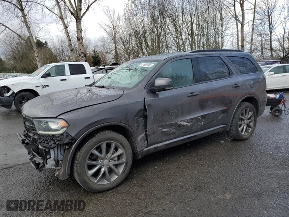 2017 Dodge Durango GT with VIN 1C4RDJDG5HC871754, listed as a Copart auction lot 47498285 with 66,040 mi miles and Salvage Title. Bid and sale history available at carsss.com. Image 1.