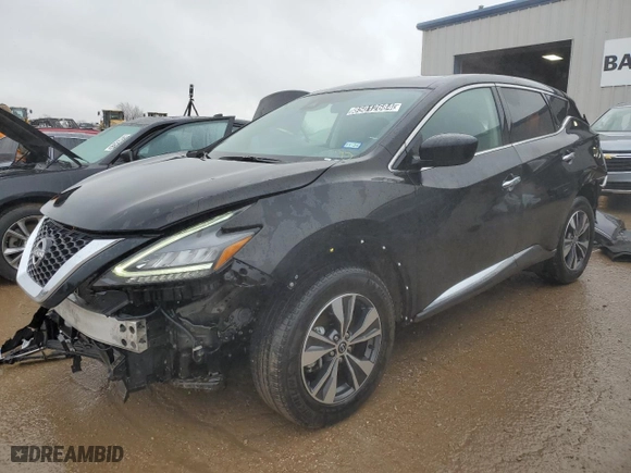 2023 Nissan Murano S with VIN 5N1AZ2AJXPC115237, listed as a Copart auction lot 85012684 with 62,802 mi miles and Salvage Title. Bid and sale history available at carsss.com. Image 1.